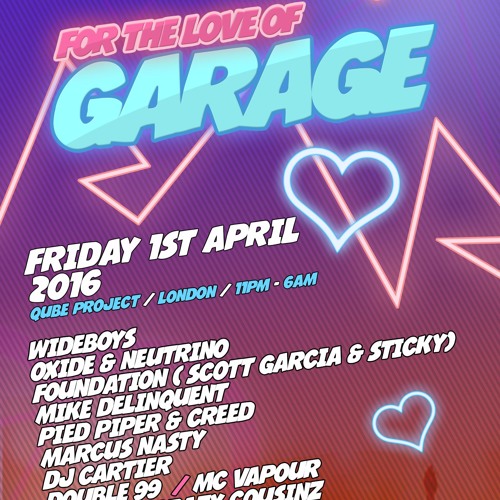 For the Love of Garage